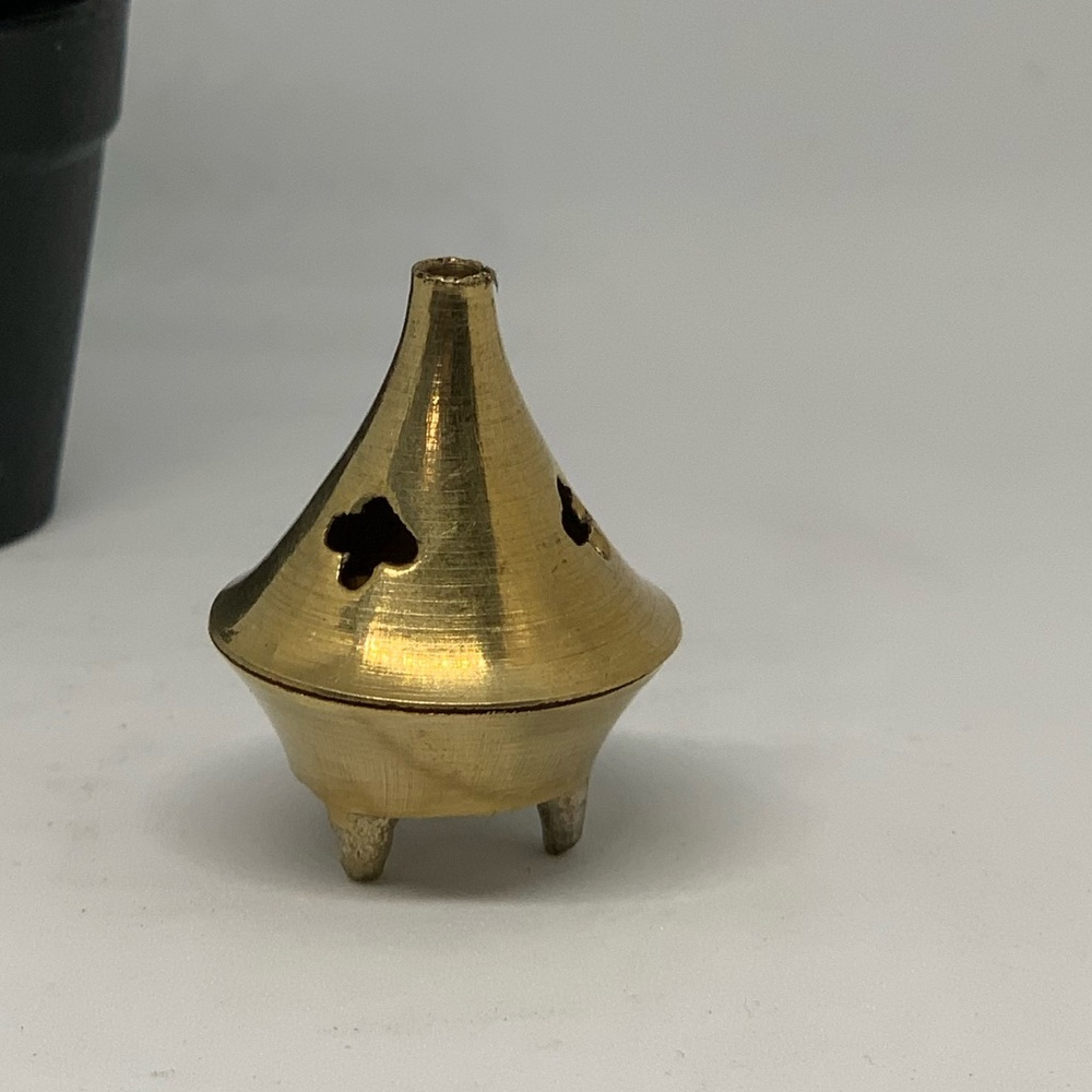 Incense Holder for Cones and Sticks Brass NWOT